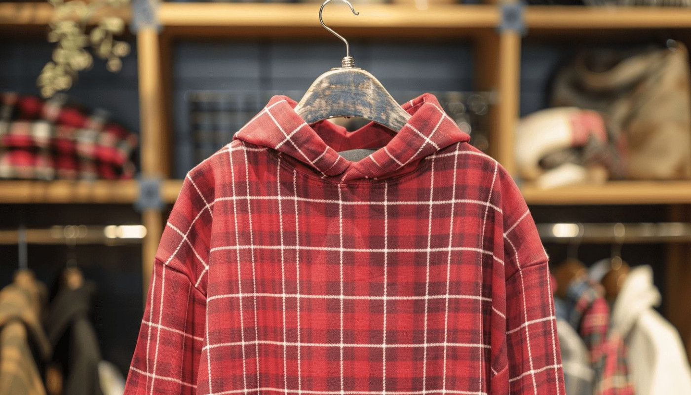 Découvrez le charme du sweat plaid rouge pour un look tendance et confortable