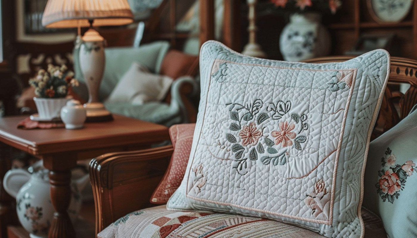 Découvrir le charme du boutis pour canapé : un élément déco incontournable