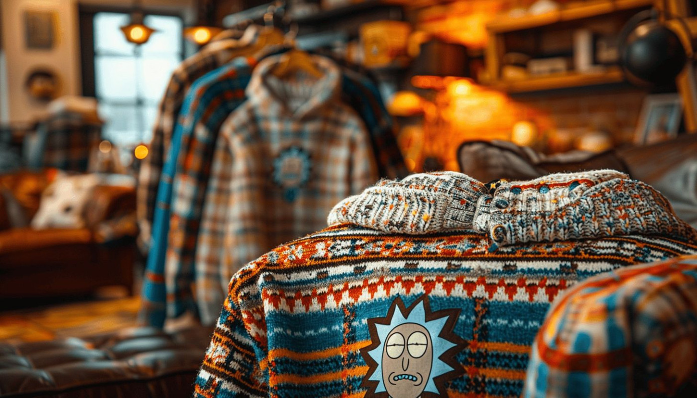 Décryptage de la tendance des plaids, pulls et sweats Rick et Morty