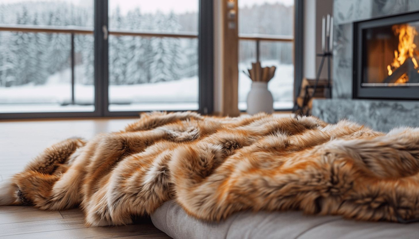 Le charme du plaid renard dans la décoration intérieure