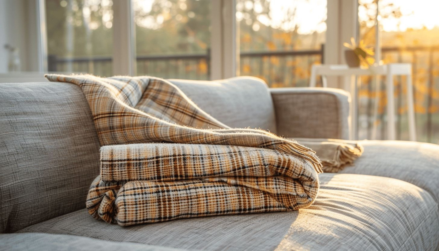 Le plaid, l'accessoire indispensable pour votre canapé d'angle
