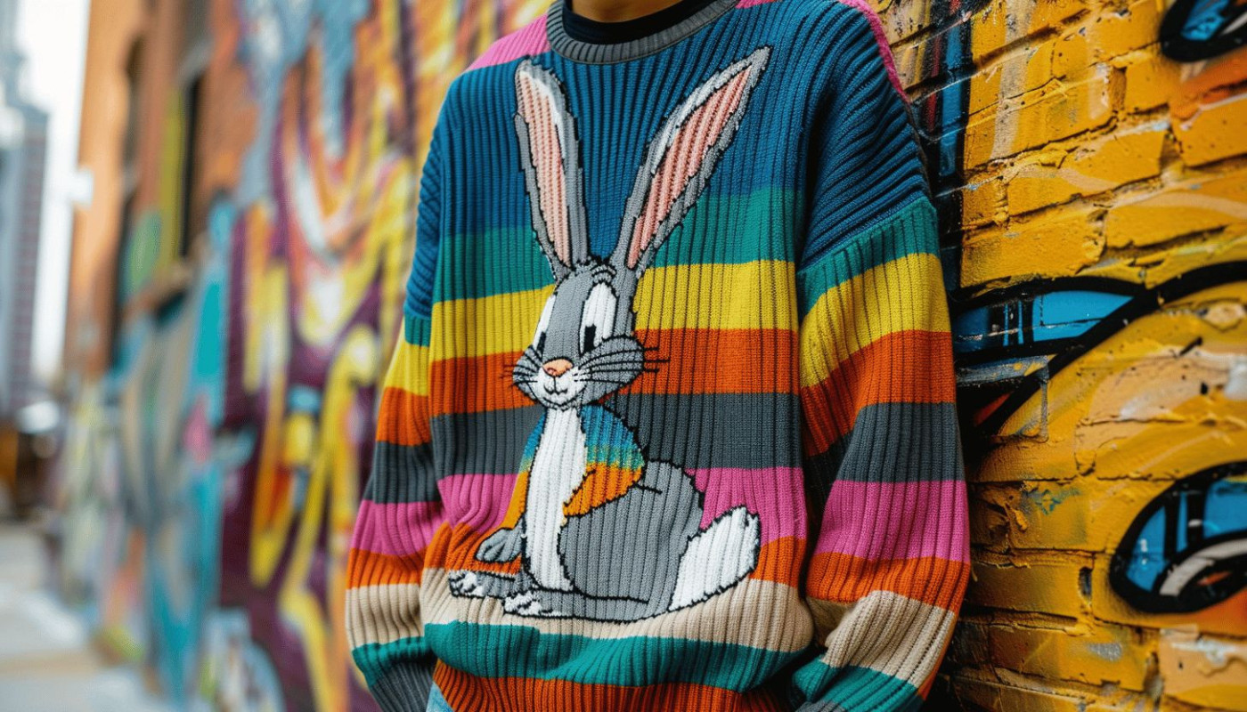 Le retour en force du pull Bugs Bunny dans la mode actuelle