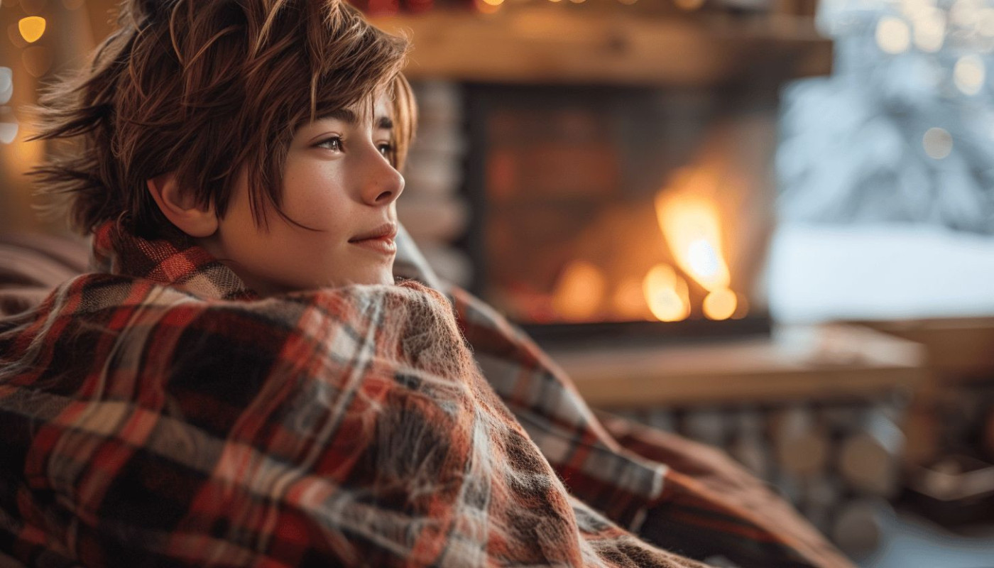 Plongée dans le confort du plaid en pure laine