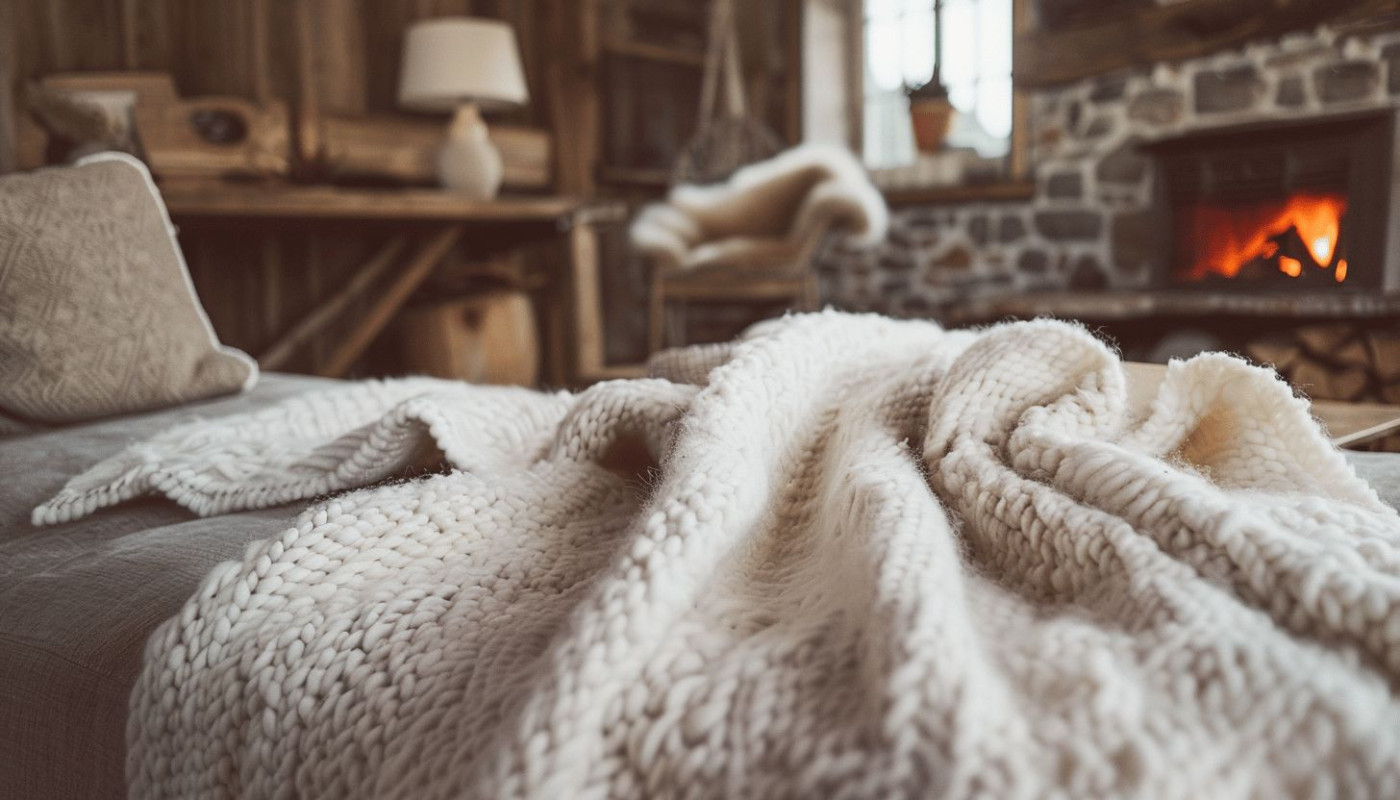 Plongée dans l'univers douillet des plaids en laine
