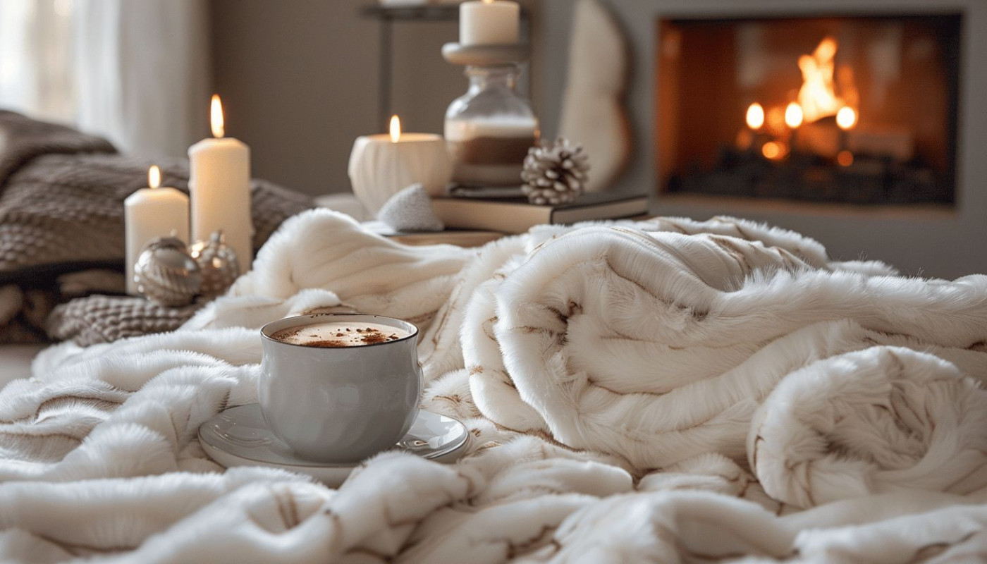 Plongée dans l'univers du luxe avec le plaid en fausse fourrure